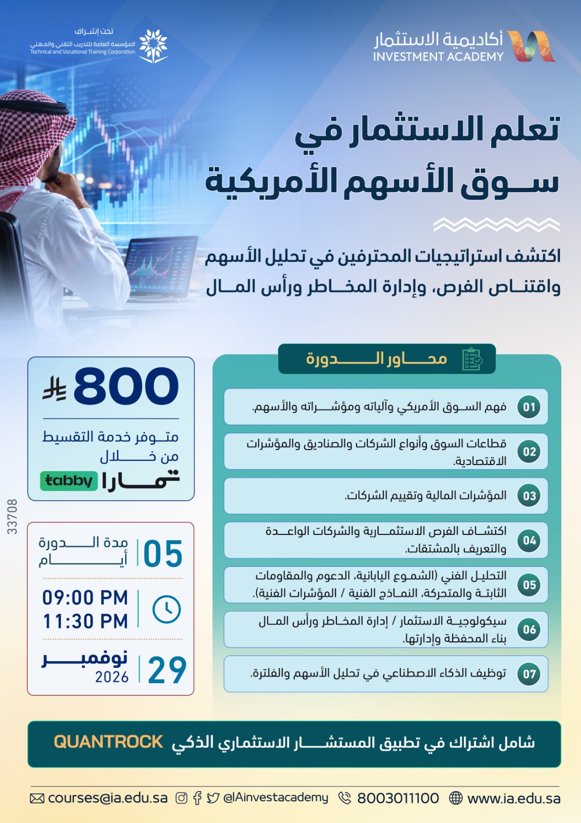 تعلم الاستثمار في سوق الأسهم الأمريكية